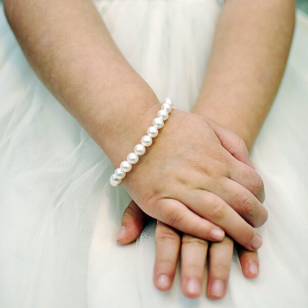 Grace Kelly Infant Pearl Bracelet - BeadifulBABY
