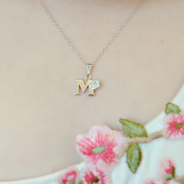 Clementine Diamond Initial Necklaces for Little Girls - BeadifulBABY