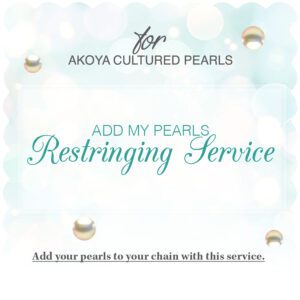 starter pearl necklace add a pearl service