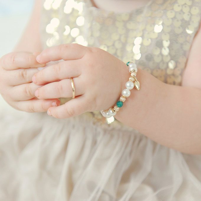 Personalized Baby Bracelet Pearl Bracelet Little Girl Bracelet New Baby  Gift for Girls Newborn Gift Keepsake Bracelet Custom Name Jewelry