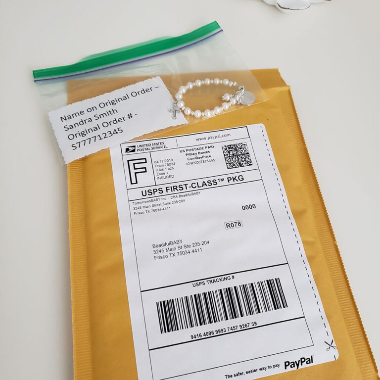 GrowWithMe Bracelet / Necklace Resizing Form BeadifulBABY