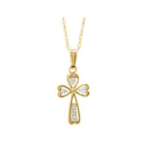 Christening Cross Necklace - BeadifulBABY