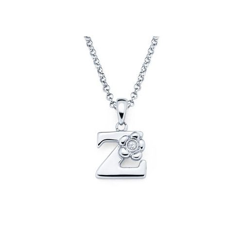 Diamond Initial Necklaces for Little Girls- BeadifulBABY