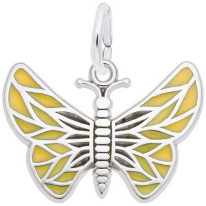 Silver Butterfly Charm- BeadifulBABY