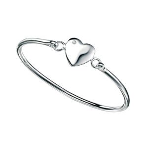 heart bangle bracelet