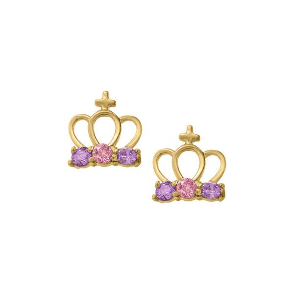Princess Crown Earrings - BeadifulBABY
