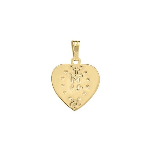miraculous medal necklace back