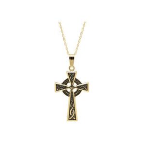 Celtic cross necklace