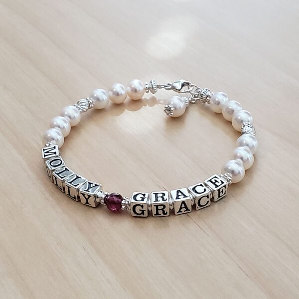 pearl mommy bracelet