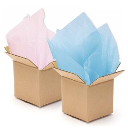 BeadifulBABY shipping boxes and tissue paper.
