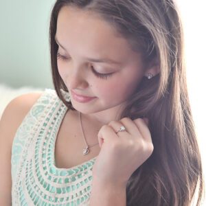 birthstone necklaces for kids and teens