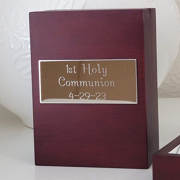 miraculous medal pin jewelry box