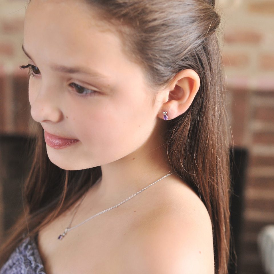 Buy Earrings For Kids | Gold & Diamond Earrings For Kids Designs | CaratLane-bdsngoinhaviet.com.vn