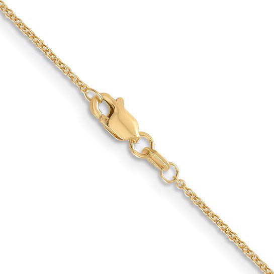 14K yellow gold chains 1.2 mm
