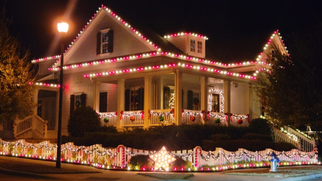 Best Christmas lights to see in McKinney near Prosper, Texas.