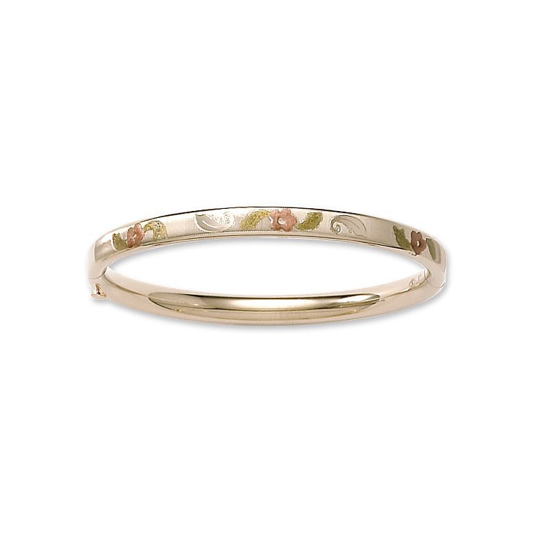 Choose a gold baby bangle bracelet that fits your budget.