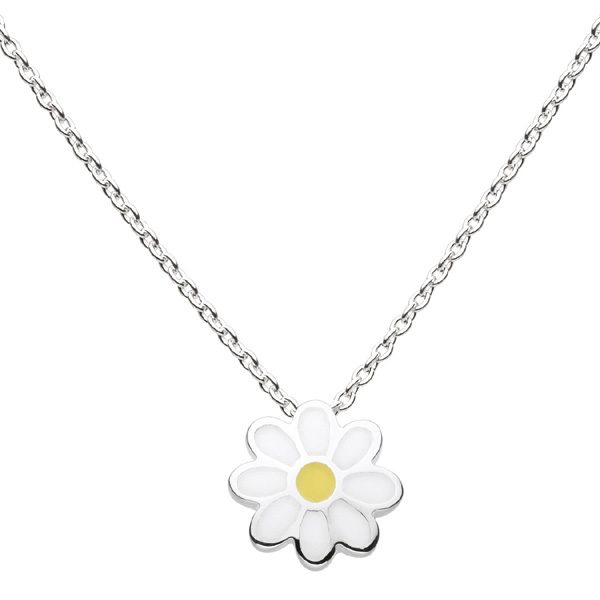 Daisy flower necklace.