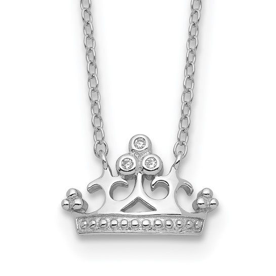 Shop girls princess crown necklace for the holidays.