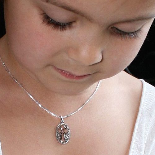 Shop cross necklaces for kids