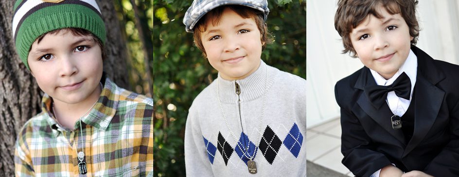 Dog tag pendants customized keepsakes for boys