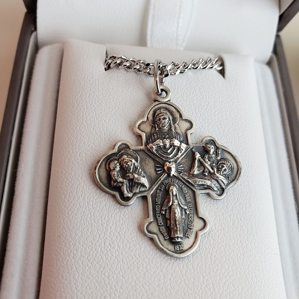 Four way cross necklaces for boys