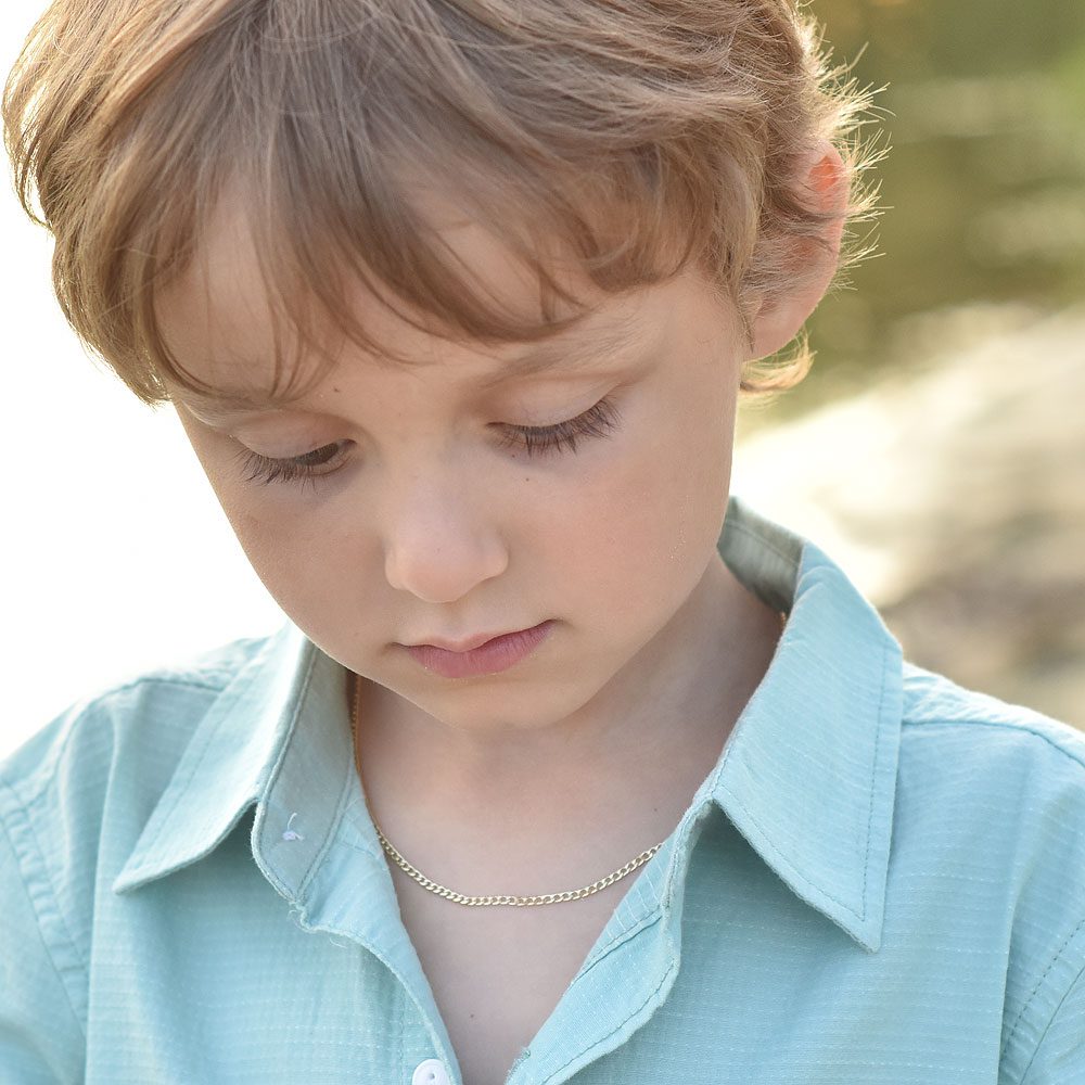 Gold chain necklaces for boys