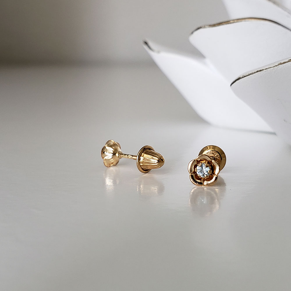hypoallergenic-baby-earrings Hypoallergenic baby earrings.
