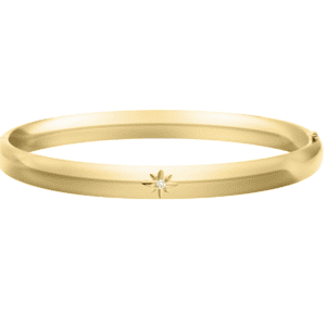 Diamond baby bangle bracelet