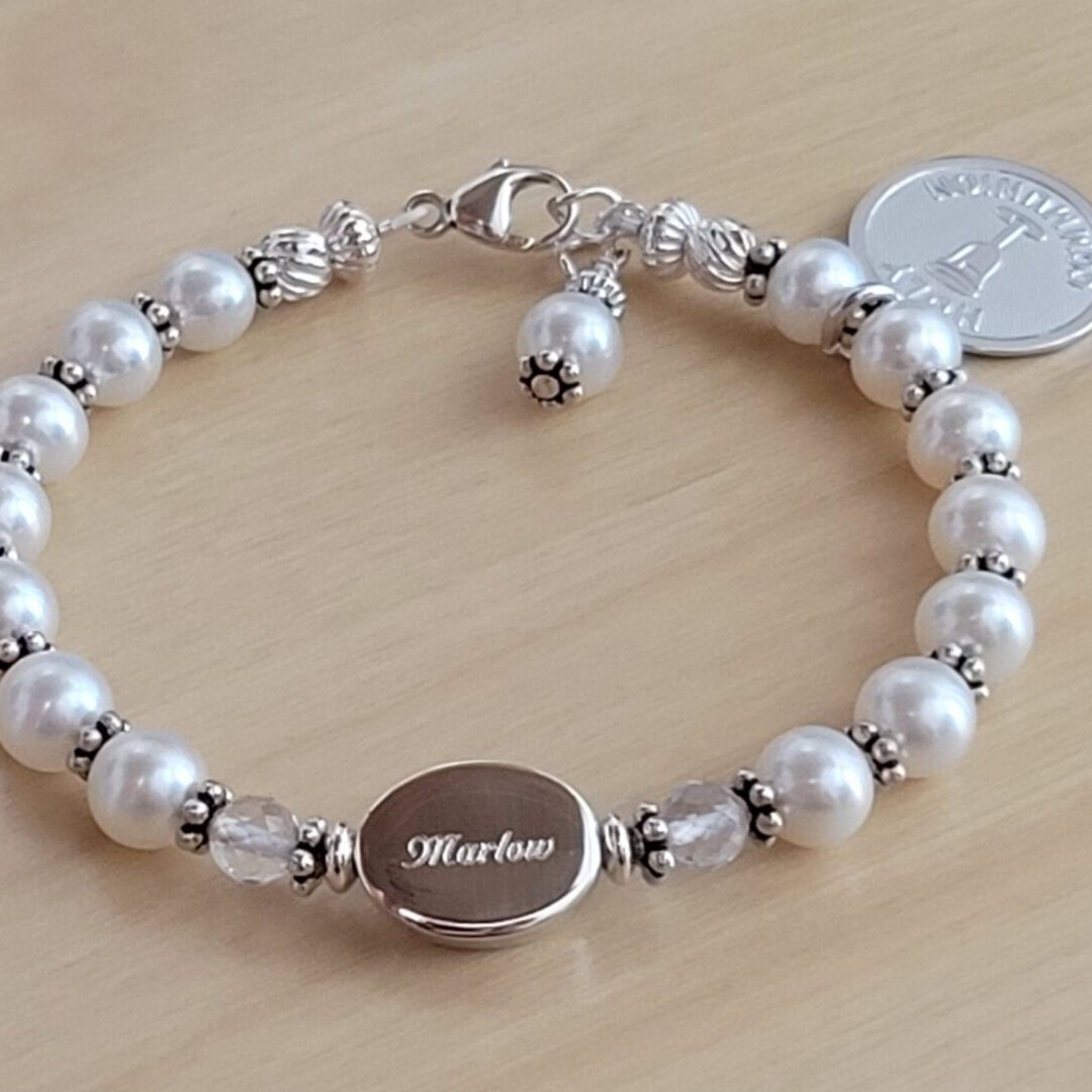 Sophisticate Baby custom baby bracelet front