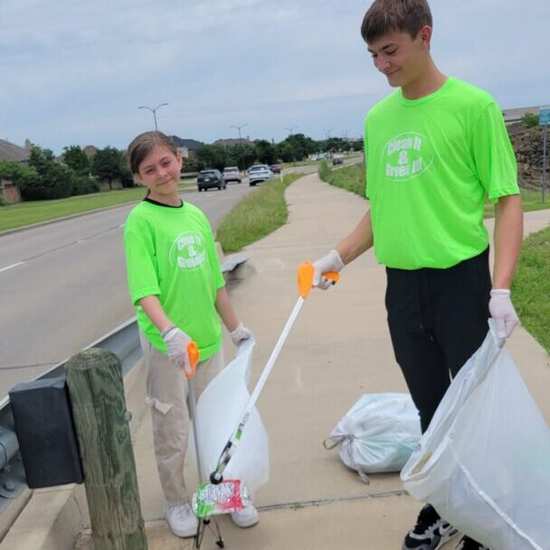May 2024 Clean It and Green It Adopt-a-Street cleanup.